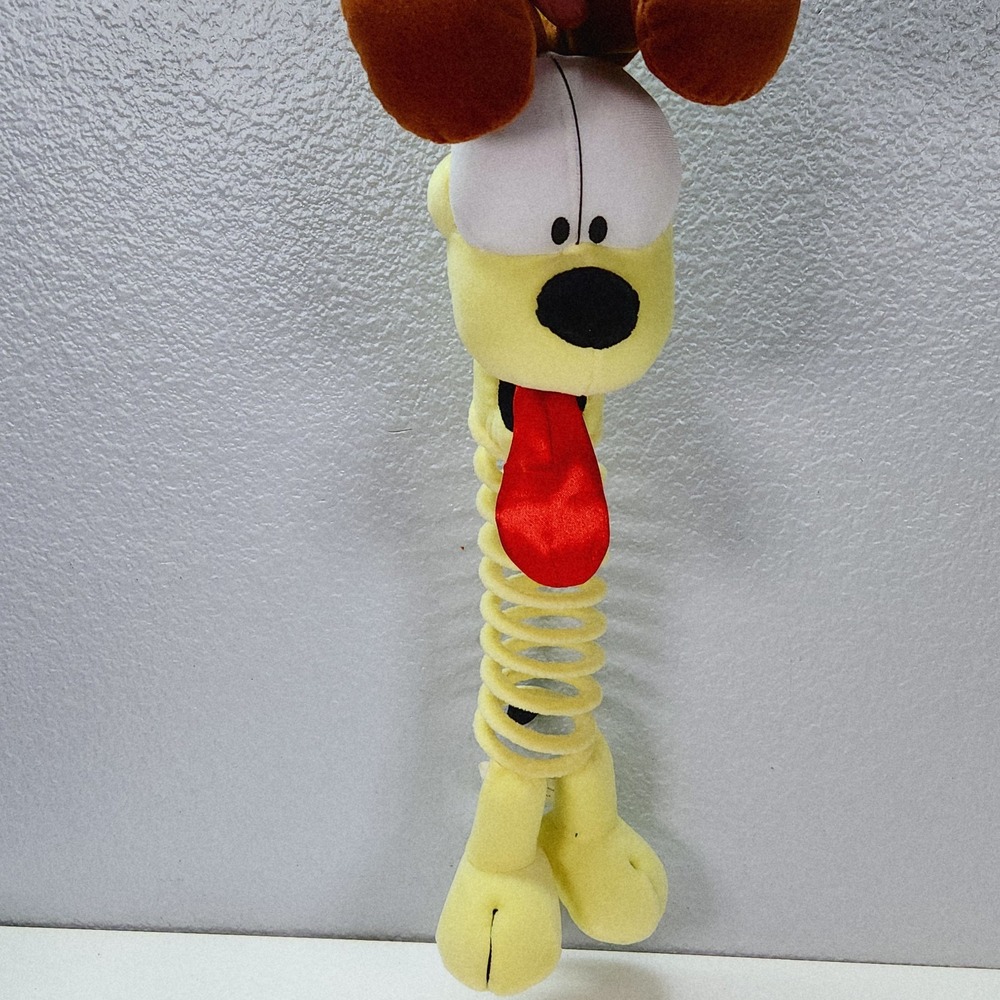 1999 Nanco Odie The Dog Collectible Slinky Pets Plush Toy Garfield